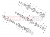HUSQVARNA TE-SMR 125 GEAR BOX