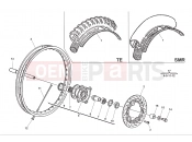 HUSQVARNA TE-SMR 125 FRONT WHEEL