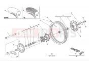 HUSQVARNA TE-SMR 125 REAR WHEEL