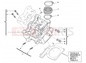 HUSQVARNA 2012 SMR 511 CYLINDER HEAD