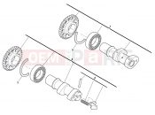 HUSQVARNA 2012 SMR 511 CAMSHAFT IN-EX