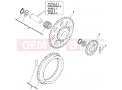 HUSQVARNA 2012 SMR 511 OILPUMP GEAR