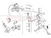 HUSQVARNA 2012 SMR 511 REAR BRAKE SYSTEM