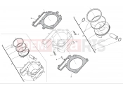 HUSQVARNA TE 449-511 CYLINDER - PISTON