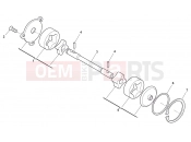 HUSQVARNA TE 449-511 OIL PUMP