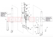 HUSQVARNA TE 449-511 STEERING FORK