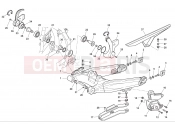 HUSQVARNA TE 449-511 REAR SWING ARM