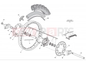 HUSQVARNA TE 449-511 REAR WHEEL