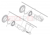 HUSQVARNA TXC 449-511 CAMSHAFT IN-EX