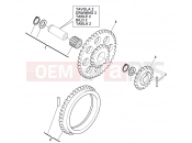 HUSQVARNA TXC 449-511 OILPUMP GEAR