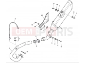 HUSQVARNA TXC 449-511 EXHAUST SYSTEM