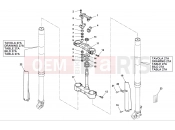 HUSQVARNA TXC 449-511 STEERING FORK