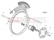 HUSQVARNA TXC 449-511 FRONT WHEEL