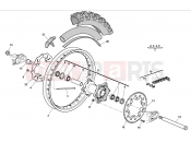 HUSQVARNA TXC 449-511 REAR WHEEL