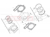 HUSQVARNA TC 449 CYLINDER - PISTON