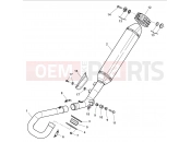 HUSQVARNA TC 449 EXHAUST SYSTEM