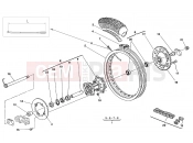 HUSQVARNA 2012 WR 250-300 REAR WHEEL