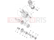 HUSQVARNA 2012 SMR-TE 125 CRANKSHAFT - PISTON