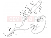 HUSQVARNA 2012 SMR-TE 125 EXHAUST SYSTEM