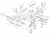 HUSQVARNA 2012 SMR-TE 125 REAR SWING ARM