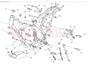 HUSQVARNA 2012 SMS-WRE 125 FRAME - FOOTRESTS