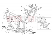 HUSQVARNA 2012 CR 65 FRAME - FOOTRESTS