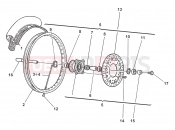 HUSQVARNA 2011 SM-TE 630 FRONT WHEEL (SM)