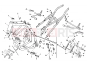 HUSQVARNA 2011 SMR 449-511 FRAME - FOOTRESTS
