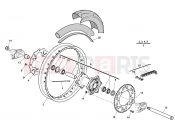 HUSQVARNA 2011 SMR 449-511 REAR WHEEL