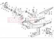 HUSQVARNA TE 449-511 REAR SWING ARM