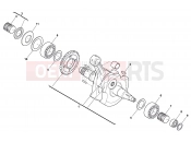 HUSQVARNA TC 449 CRANK SHAFT