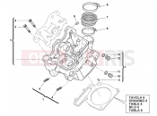 HUSQVARNA TC 449 CYLINDER HEAD