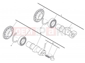 HUSQVARNA TC 449 CAMSHAFT IN-EX