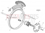 HUSQVARNA TC 449 FRONT WHEEL