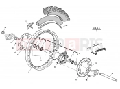 HUSQVARNA TC 449 REAR WHEEL