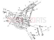 HUSQVARNA 2011 WR 250-300 FRAME - FOOTRESTS