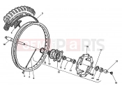 HUSQVARNA 2011 WR 250-300 FRONT WHEEL