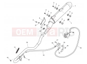 HUSQVARNA 2011 SMS4-TE 125 EXHAUST SYSTEM