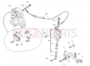 HUSQVARNA 2011 SMS4-TE 125 REAR BRAKE SYSTEM