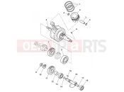 HUSQVARNA 2011 SMR-TE 125 CRANKSHAFT - PISTON