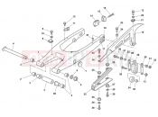 HUSQVARNA 2011 SMR-TE 125 REAR SWING ARM