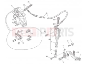 HUSQVARNA 2011 SMR-TE 125 REAR BRAKE SYSTEM