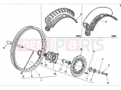HUSQVARNA 2011 SMS-WRE 125 FRONT WHEEL