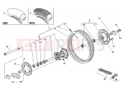 HUSQVARNA 2011 SMS-WRE 125 REAR WHEEL
