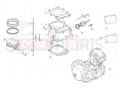 HUSQVARNA 2010 SM-TE 630 CYLINDER - PISTON