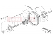 HUSQVARNA 2010 SM-TE 630 REAR WHEEL