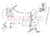 HUSQVARNA 2010 SM-TE 630 REAR BRAKE SYSTEM