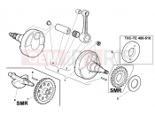 HUSQVARNA 310-450-510 CRANKSHAFT