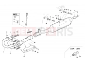 HUSQVARNA 310-450-510 EXHAUST SYSTEM (TE-TC-TXC)