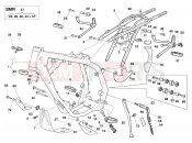 HUSQVARNA 310-450-510 FRAME - FOOTRESTS